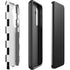 Black and White Checkered Galaxy S24 Plus Impact Case